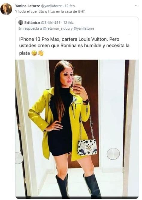 Filtraron una foto de Romina Uhrig de Gran Hermano con una cartera de.